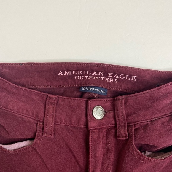 American Eagle Extreme Stretch Legging Maroon - Picture 4 of 9